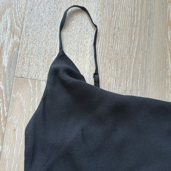 Sunday Best Aritzia Spencer Dress Cowl-Neck Mini Dress Black SzM - Picture 5 of 13